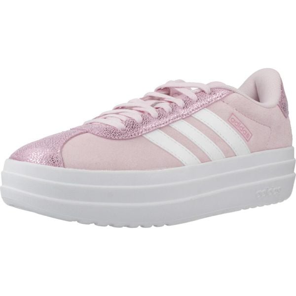 Buty ADIDAS VL COURT BOLD J Rose. Czerwone trekkingi Adidas, ze skóry, trekkingowe. W wyprzedaży za 248.05 zł.