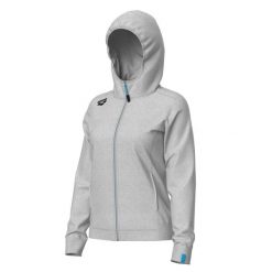 Bluza damska z kapturem Arena Team Panel. Szare bluzy Arena, s, bez wzorów, z polaru, z kapturem. Za 299.00 zł.