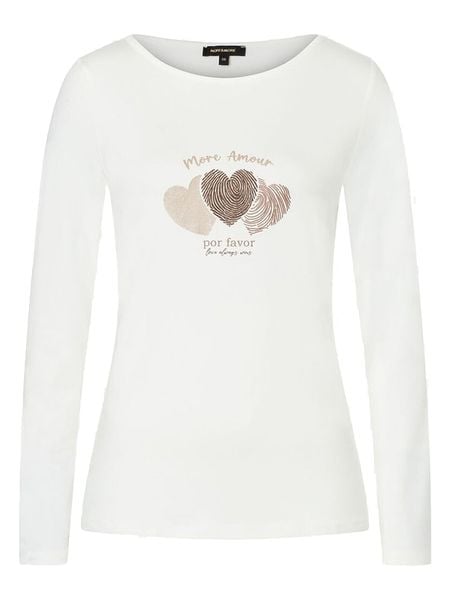 More & More Koszulka w kolorze białym rozmiar: 38. Białe bluzki More & More, bez wzorów, bez kołnierzyka, bez ramiączek. Za 69.42 zł.