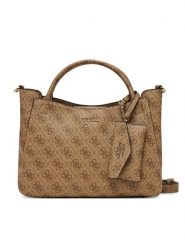 Guess Torebka Brenton HWLG96 48050 Brązowy. Brązowe torebki klasyczne Guess, z aplikacjami, ze skóry, bez dodatków. Za 639.99 zł.