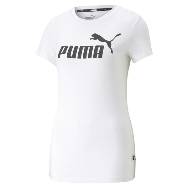 Koszulka Kobieta Puma Essentials Slim biały. Białe bluzki Puma, m, bez wzorów, sportowe, bez kołnierzyka, bez ramiączek. W wyprzedaży za 94.10 zł.