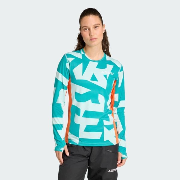 Koszulka z długim rękawem Multi Synthetic Base Layer. Brązowe bluzki Adidas, s, bez wzorów, sportowe, bez kołnierzyka, bez ramiączek. W wyprzedaży za 142.35 zł.