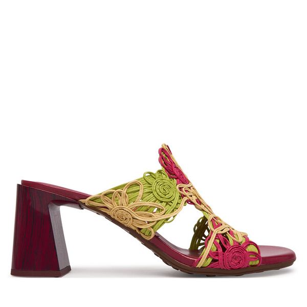 Klapki Hispanitas. Żółte klapki Hispanitas, bez wzorów, bez obcasa. Za 549.99 zł.