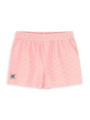 Scotch & Soda Szorty w kolorze jasnoróżowym rozmiar: 158/164. Różowe szorty Scotch & Soda, bez wzorów, z bawełny. Za 61.60 zł.