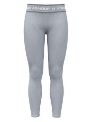 Under Armour Legginsy sportowe "Tech Branded" w kolorze szarym rozmiar: XL. Szare legginsy Under Armour, xl, bez wzorów, z materiału, outdoorowe. Za 122.99 zł.