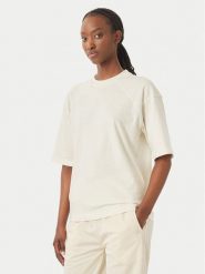 Reebok T-Shirt Reebok X Ewa Chodakowska Mila RK25977CCW Kremowy Regular Fit. Białe t-shirty Reebok, m, bez wzorów, z bawełny, bez kołnierzyka, bez ramiączek. Za 79.99 zł.