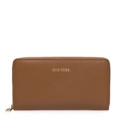 Portfel GINO ROSSI. Brązowe portfele Gino Rossi, bez wzorów. Za 69.99 zł.