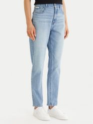 Calvin Klein Jeans Jeansy LV047E787G Niebieski Mom Fit. Niebieskie jeansy Calvin Klein Jeans, bez wzorów. Za 409.99 zł.