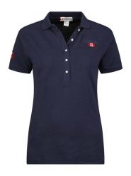 Canadian Peak Koszulka polo "Kellyeak" w kolorze granatowym rozmiar: XXL. Niebieskie bluzki Canadian Peak, xxl, bez wzorów, z bawełny, bez kołnierzyka, bez ramiączek. Za 79.21 zł.