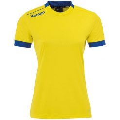 Damska koszulka Kempa Player. Czarne bluzki Kempa, xl, bez wzorów, z materiału, sportowe, bez kołnierzyka, bez ramiączek. W wyprzedaży za 83.00 zł.