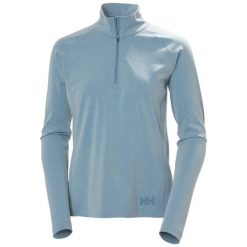 Bluza damska z zamkiem 1/2 Helly Hansen Tyri. Niebieskie bluzy Helly Hansen, bez wzorów, bez kaptura. Za 412.00 zł.