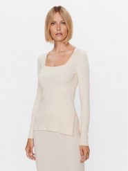 Max Mara Leisure Sweter Timore 23336603 Écru Slim Fit. Swetry Max Mara Leisure, l, bez wzorów, z wiskozy, bez ramiączek. Za 619.99 zł.