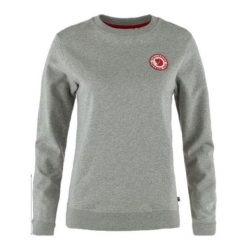 Bluza damska Fjällräven 1960 Logo Badge Sweater. Szare bluzy FJÄLRÄVEN KANKEEN, xs, bez wzorów, bez kaptura. Za 419.99 zł.