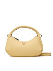 Guess Torebka Gilda Mini HWZG97 47730 Żółty jasny. Żółte torebki klasyczne Guess, z aplikacjami, ze skóry, bez dodatków. Za 494.99 zł.