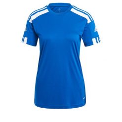 Koszulka damska adidas Squadra 21. Białe bluzki Adidas, s, bez wzorów, sportowe, bez kołnierzyka, bez ramiączek. Za 69.00 zł.