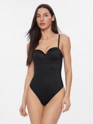 Dorina Body FXHB0002MI104 Czarny. Czarne body Dorina, bez wzorów, z syntetyku. Za 79.99 zł.