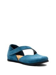 Comfortfusse Skórzane baleriny w kolorze granatowym rozmiar: 36. Niebieskie baleriny Comfortfüße, bez wzorów, z okrągłym noskiem, bez obcasa. Za 224.45 zł.