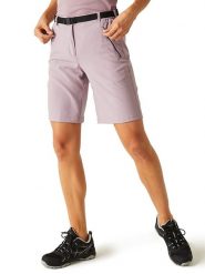 Regatta Bermudy funkcyjne "Xert" w kolorze jasnoróżowym rozmiar: 46. Różowe spodnie dresowe Regatta, bez wzorów, z materiału, outdoorowe. Za 114.98 zł.