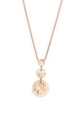 Elli Naszyjnik Damskie Wisiorkiem Koło 925 Sterling Silver Pozłacane 40 cm Naszyjniki 1 ct. Szare naszyjniki Elli, pozłacane. Za 253.99 zł.