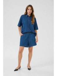 CULTURE Koszula dżinsowa w kolorze niebieskim rozmiar: L. Niebieskie koszule Culture, l, bez wzorów, bez kołnierzyka, bez ramiączek. Za 84.21 zł.