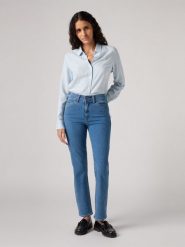Levi's Dżinsy - Slim fit - w kolorze niebieskim rozmiar: W28/L30. Niebieskie jeansy Levi's®, l, bez wzorów. Za 216.95 zł.