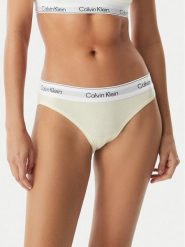 Calvin Klein Underwear Figi klasyczne LV00QF8520 Kremowy. Białe figi Calvin Klein Underwear, xl, bez wzorów, z bawełny. Za 109.99 zł.