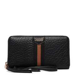 Portfel Liu Jo. Czarne portfele Liu Jo, bez wzorów. Za 339.99 zł.