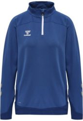 Damska bluza dresowa half zip Hummel Lead. Niebieskie bluzy Hummel, na wiosnę, s, bez wzorów, z dresówki, bez kaptura. Za 160.75 zł.