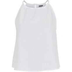 Damski tank top Urban Classics Structured. Białe topy Urban Classics, bez wzorów, bez kołnierzyka, bez ramiączek. Za 175.50 zł.