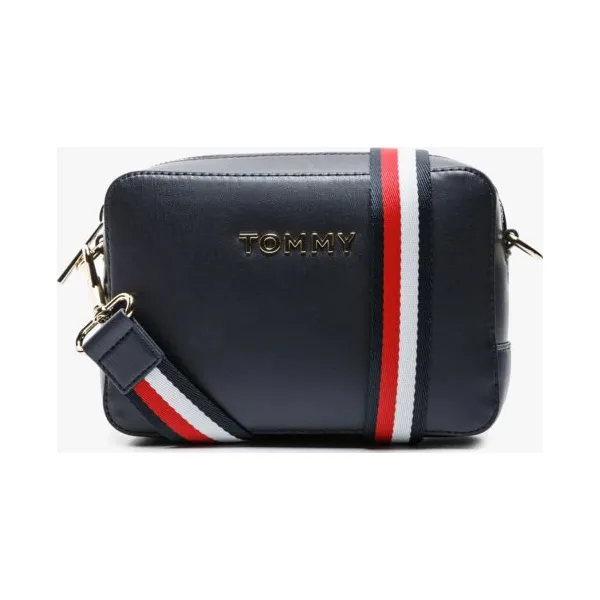 Tommy Hilfiger Torebka Iconic Tommy Crossover , granatowy, rozmiar ONE SIZE. Niebieskie torby na ramię TOMMY HILFIGER, bez wzorów, z materiału, klasyczne, na ramię, bez dodatków. Za 399.99 zł.