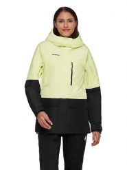 Mammut Kurtka narciarska "Fall Line HS" w kolorze żółtym rozmiar: S. Żółte kurtki narciarskie Mammut, m, bez wzorów, z syntetyku, bez kaptura, narciarskie. Za 1,204.95 zł.