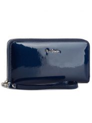 Pierre Cardin Duży Portfel Damski 05 Line 119 Niebieski. Niebieskie portfele Pierre Cardin, bez wzorów, z lakierowanej skóry. Za 109.99 zł.