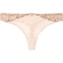 Stringi bonprix biszkoptowo-czekoladowy. Czerwone stringi bonprix, z aplikacjami. Za 29.99 zł.
