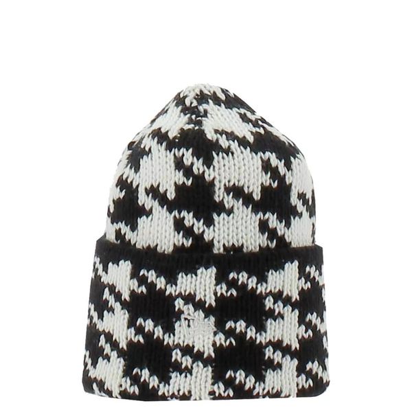 Kapelusz damski New Era Houdstooth. Czarne kapelusze New Era, bez wzorów, z materiału. Za 165.40 zł.
