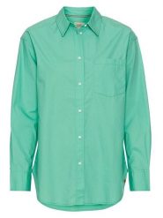 Camel Active Koszula w kolorze zielonym rozmiar: L. Zielone koszule Camel Active, l, bez wzorów, z bawełny, bez kołnierzyka, bez ramiączek. Za 130.99 zł.