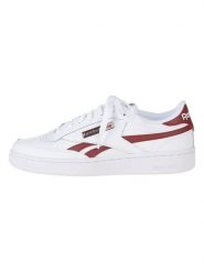 Reebok Skórzane sneakersy "Club C Revenge" w kolorze biało-czerwono-jasnobrązowym rozmiar: 40. Białe trampki Reebok, bez wzorów, bez zapięcia. Za 249.95 zł.