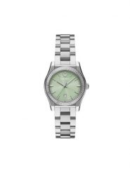 Emporio Armani Zegarek Federica AR11656 Srebrny. Szare, analogowe zegarki Emporio Armani, srebrne. Za 1,289.00 zł.