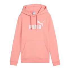 Damska Bluza Z Kapturem ESS No.1 Logo. Brązowe bluzy Puma, bez wzorów, z kapturem. Za 237.99 zł.