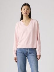 Levi's Sweter w kolorze jasnoróżowym rozmiar: M. Różowe swetry Levi's®, m, bez wzorów, bez ramiączek. Za 121.35 zł.