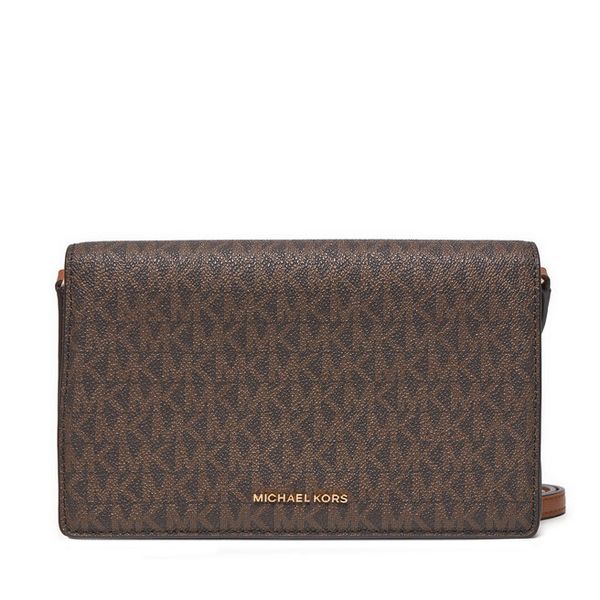 Torebka MICHAEL Michael Kors. Brązowe listonoszki MICHAEL Michael Kors, bez wzorów, bez dodatków. Za 549.99 zł.