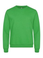 Clique Basic Roundneck bluza unisex klasyczna – apple green. Zielone bluzy CLIQUE, xl, bez wzorów, z bawełny, bez kaptura. Za 158.26 zł.