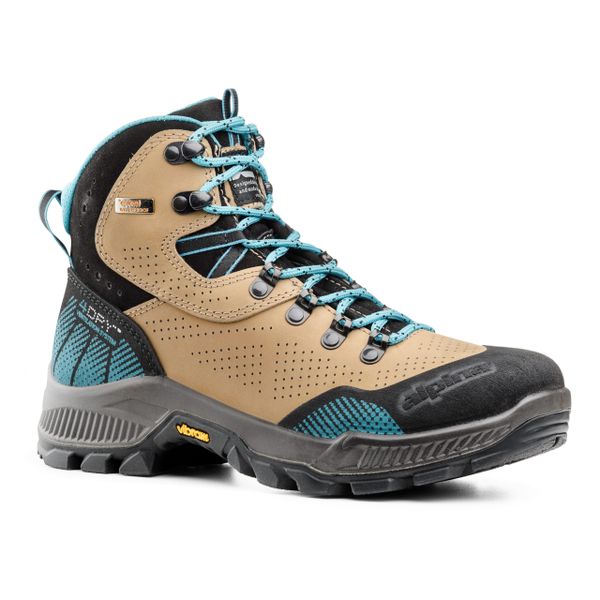 Buty trekkingowe damskie Alpina Iris Vibram. Brązowe trekkingi Alpina, z gumy, trekkingowe. Za 800.00 zł.