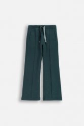 Spodnie dresowe SLIM FIT. Zielone spodnie dresowe COCCODRILLO, bez wzorów, z bawełny. W wyprzedaży za 59.90 zł.
