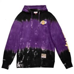 Bluza z kapturem Los Angeles Lakers Tie Dye. Bluzy Mitchell & Ness, m, bez wzorów, z materiału, z kapturem. Za 420.00 zł.