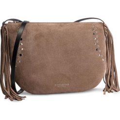 Torba HISPANITAS - BI87799 Topo. Brązowe listonoszki Hispanitas, bez wzorów, ze skóry, eleganckie, bez dodatków. W wyprzedaży za 399.00 zł.