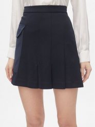 MAX&Co. Spódnica mini Jago Granatowy Regular Fit. Niebieskie spódnice MAX&Co., m, bez wzorów, z bawełny, mini. Za 279.99 zł.