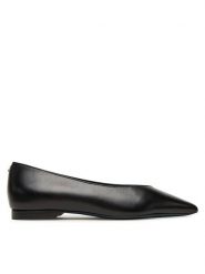 Patrizia Pepe Baleriny 8Z0110/L166-K103 Czarny. Czarne baleriny Patrizia Pepe, bez wzorów, ze skóry, bez obcasa. Za 1,249.00 zł.