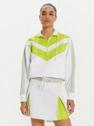 Lacoste Bluza SF2559 Biały Relaxed Fit. Białe bluzy Lacoste, bez wzorów, z syntetyku, bez kaptura. Za 389.99 zł.