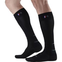 Skarpetki Monnet Skin Silk. Czarne skarpety MONNET, bez wzorów, z materiału. Za 214.00 zł.
