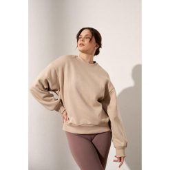 Bluza do jogi Moonholi Just Perfect oversize z bawełnianej dzianiny. Brązowe bluzy MOONHOLI, m, bez wzorów, z bawełny, bez kaptura. Za 429.00 zł.